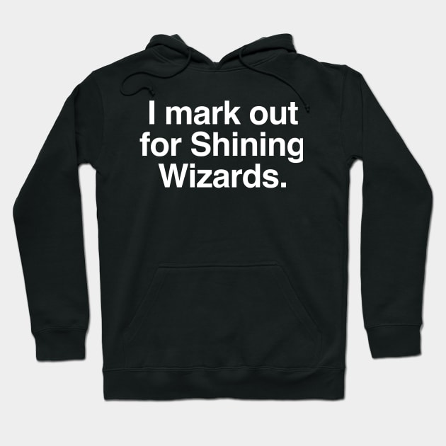 I mark out for shining wizards Hoodie by C E Richards